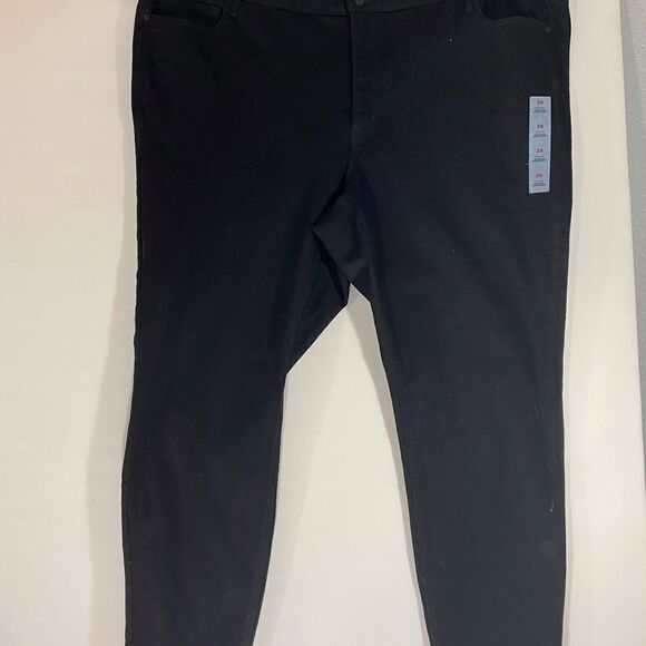 Old Navy Rockstar Black Jeans Plus Size 28 - Picture 1 of 3